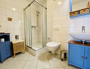 Ferienwohnung Ginsterweg 4c Dusche