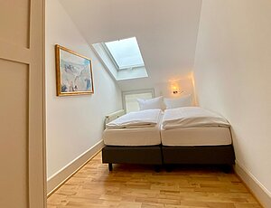 Erholsamer Schlaf im App. 31 der  Villa Usedom mit Doppelbett und/oder Einzelbetten