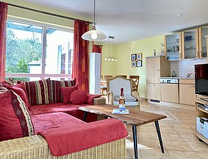 Ferienwohnung Ginsterweg 4c Wohnzimmer