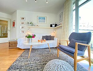 Sie Liebn das IKEA-Ambiente? Dann sind Sie in der Ferienwohnung 13 Residenz Bleichröder richtig.