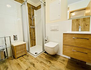 Ferienwohnung Sanddornweg 1a Dusche