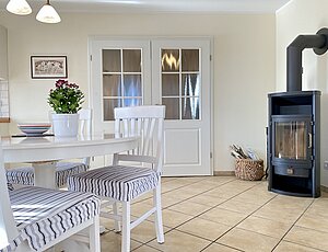 Eine Ferienwohnung mit Kamin auf Usedom das gibt es in der Neuen Villa Ernst App. E3