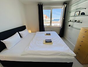 Ferienwohnung- Meerblick-Doppelbett