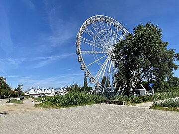 Riesenrad am Strand von Heringsdorf