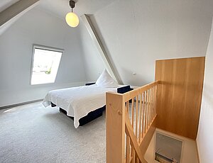 Einzelschlafzimmer im Ferienhaus Ostseekind unterm Dach